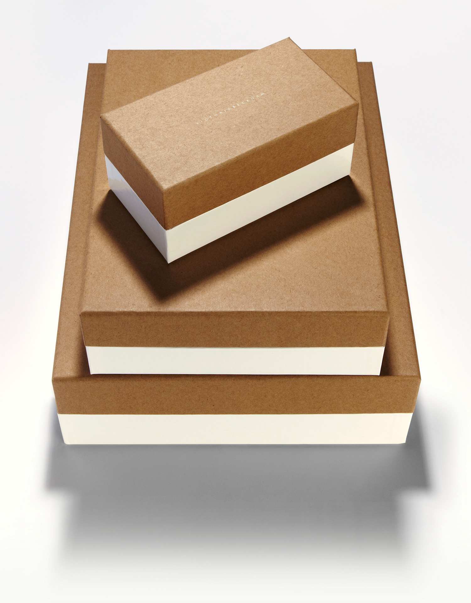 Progress Packaging Victoria Beckham Luxury Fashion Boxes Range Kraft Paper Contrast
