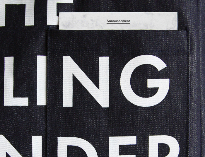 Progress Packaging Commision Tote Bag Fashion Denim Textiles Screen Printing White