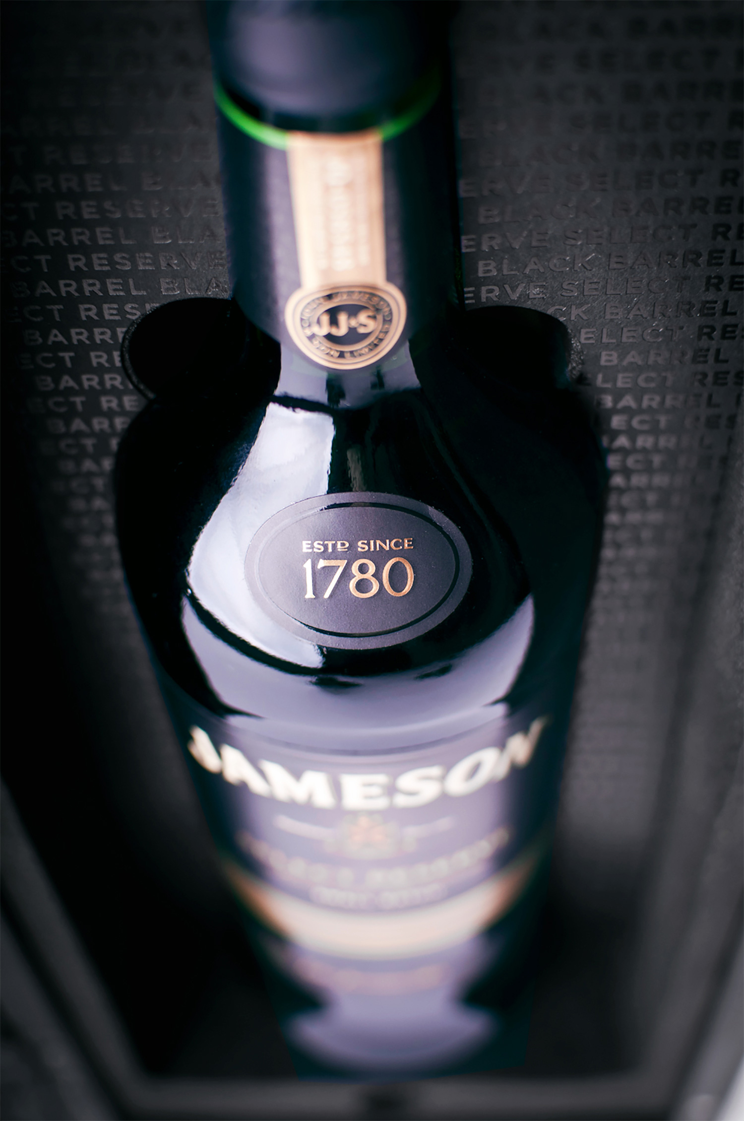 Progress Packaging Jamesons Boxes Retail Drinks Wood Foam Detail