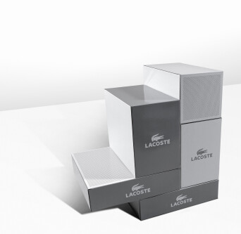 Progress Packaging Lacoste Fashion Retail Boxes Sports Series Range