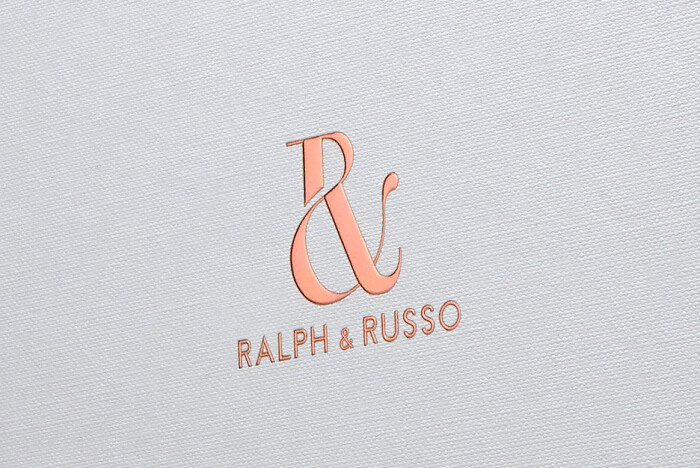 Progress Packaging RalphRusso Copper Foiling Fluted Foil Embossed Luxury Fashion