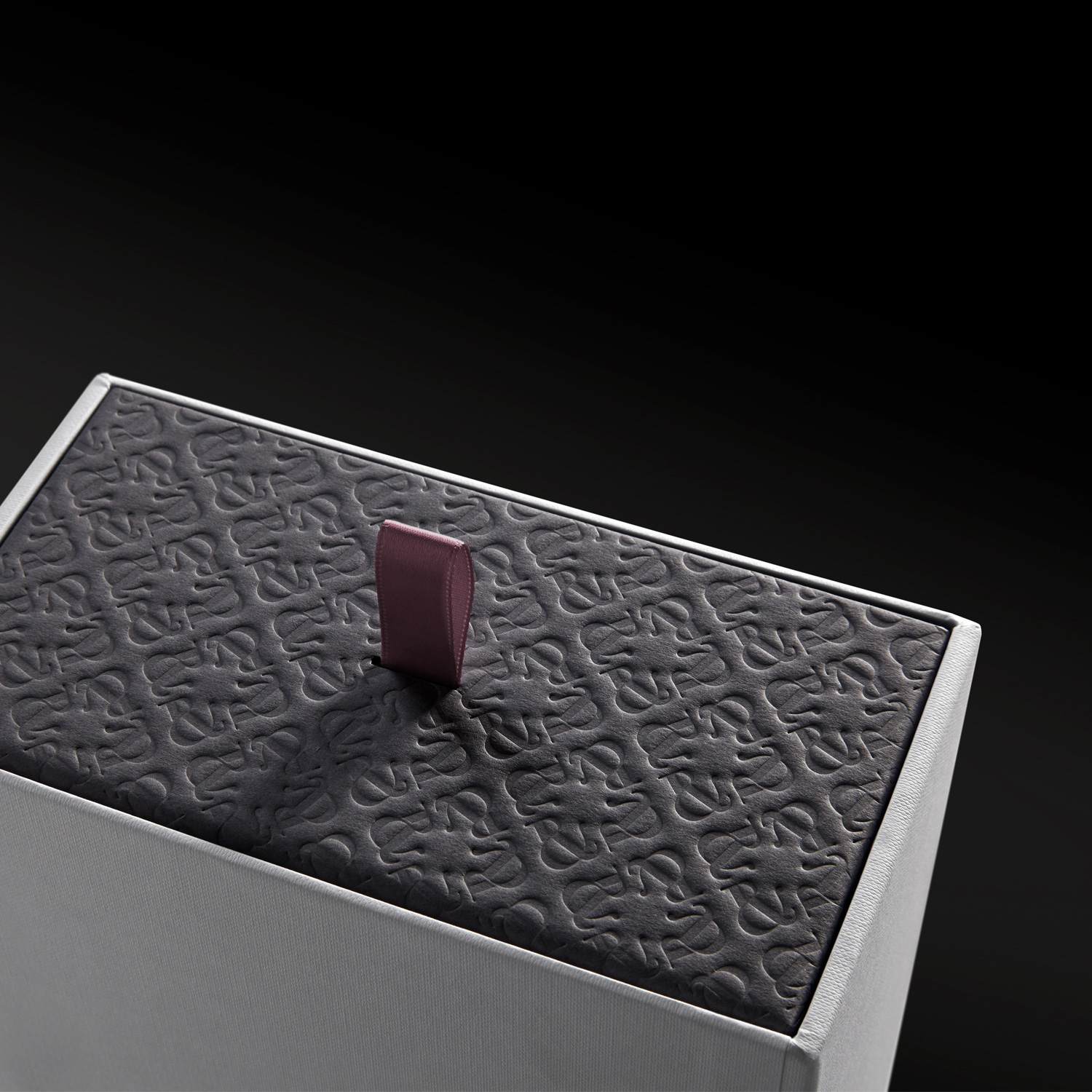 Progress Packaging RalphRusso Copper Foiling Fluted Foil Embossed Luxury Fashion Shoe Box Bespoke