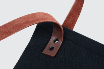 Progress Packaging Rathbone Square Property Leather Handles Canvas