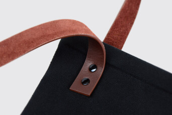 Progress Packaging Rathbone Square Tote Bag Handles Leather Rivets