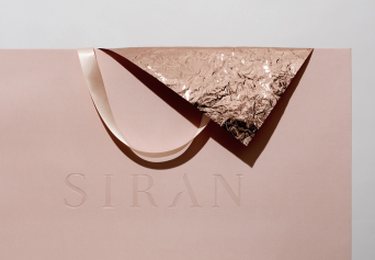 Progress Packaging Siran Boutique Bag Luxury Fashion Womans Matallic Paper