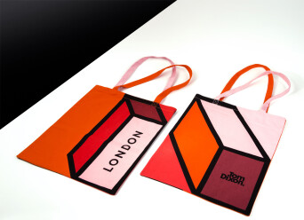 Progress Packaging TomDixon Tote Bag Retail Creative Printing Five Colour Screen Print Canvas