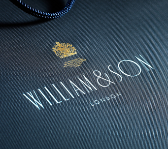 Progress Packaging WilliamSons Luxury Fashion CarrierBag Papers Foiling Texture Royal Warrant