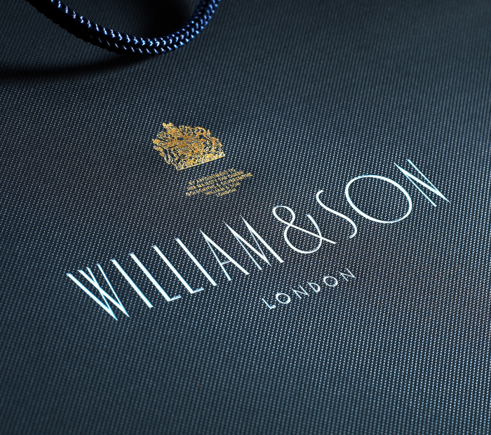 Progress Packaging WilliamSons Multiple Foiling Menswear Luxury