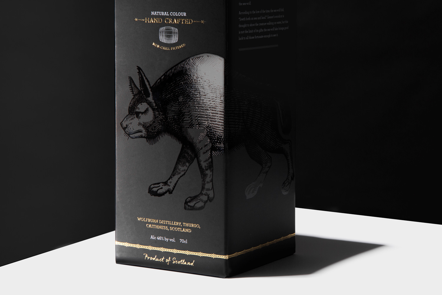 Wolfburn Whisky Progress Packaging Crash Bottom Box