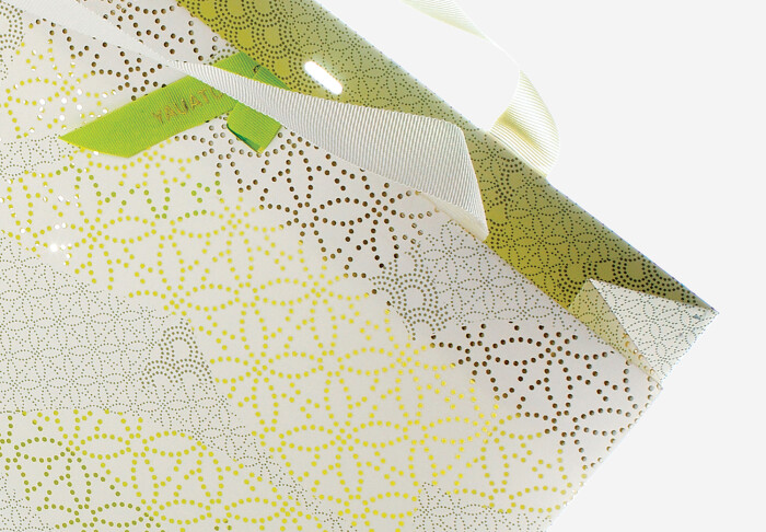 Progress Packaging Made Thought Yauatcha Laser Cut Retail Bag