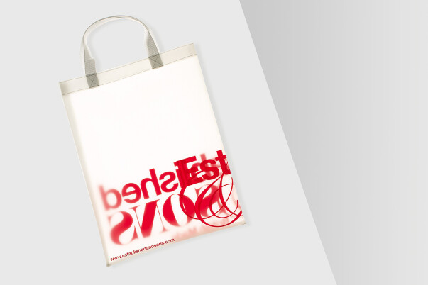 Progress Packaging Made Thought Established Sons Tote Non Woven Polyprop Creative Bespoke Screen Printed