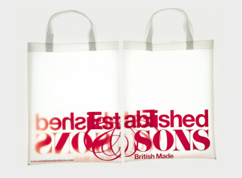 Progress Packaging Made Thought Established Sons Tote Non Woven Polyprop Creative Bespoke Screen Printed
