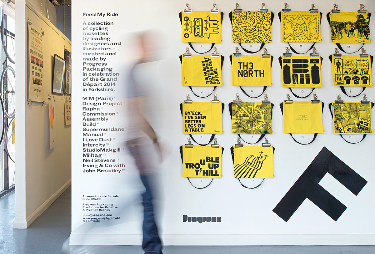 Progress Packaging Tour de France Tour de Yorkshire Musette Bag Exhibition