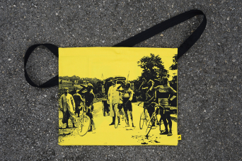 Progress Packaging Tour de France Tour de Yorkshire Musette Bag Milltag Canvas Screen Print Creative