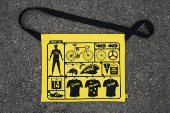 Progress Packaging Tour de France Tour de Yorkshire Musette Bag Neil Stevens Canvas Screen Print Creative