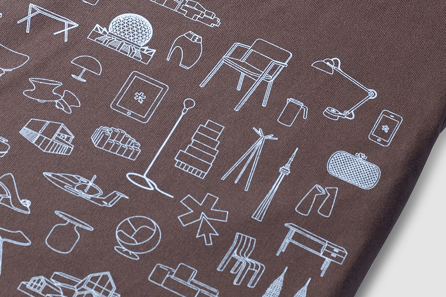 Progress Packaging Wallpaper Magazine Tote Bag Luxury Creative Bespoke Screen Print Zip Pocket Canvas