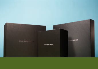 Progress Packaging Zaha Hadid Creative Hand Made Foil Blocked Rigid Box Decorative