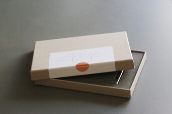 Progress Packaging Ormous Watch Box Foam Insert Recycled Minimal Graphics Kraft Recycled