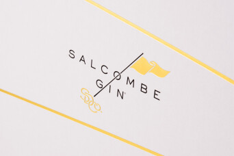 Progress Packaging Salcombe Gin Spirits Bottle Retail Luxury Foil Quality Bespoke Minimal Alcohol Gift Presentation