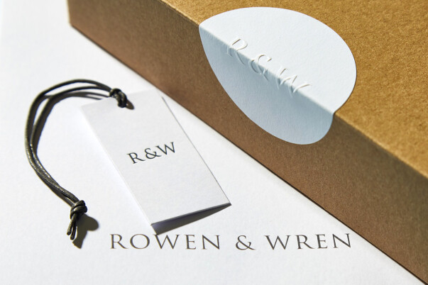 Progress Packaging Bespoke Accesories Custome Made Swing Tickets Invoice Envelopes Stickers Tags Eco Friendly Waxed String Minimalistic