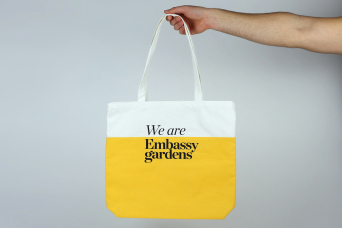 Progress Packaging Tote Bag Canvas Shoulder Fabric Eco Friendly Reusable Bespoke Custom Made Marketing Promotional