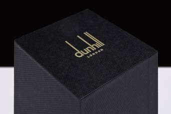 Progress Packaging Dunhill London Luxury Collection Rigid Boxes Sharp Edge Custom Embossed Paper Foil Block Bespoke Branded Retail 02