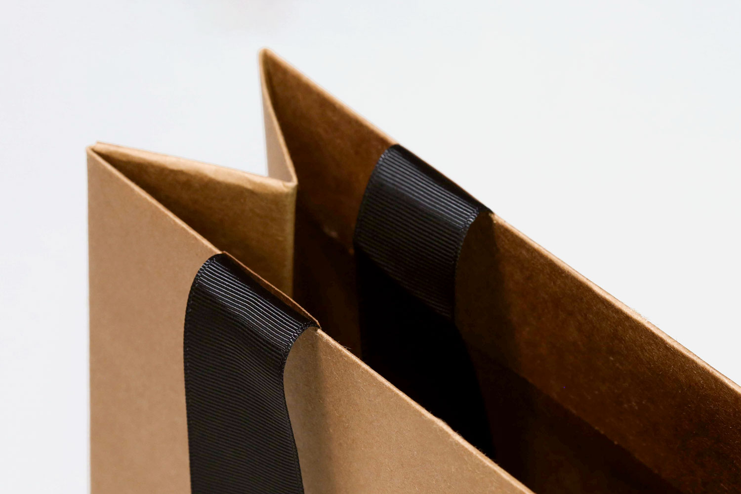 Progress Packaging Tom Dixon Environmentally Friendly Luxury Bespoke Retail Pcw Recyclable Kraft Carrier Bags Paper Ribbon Black Foil 01