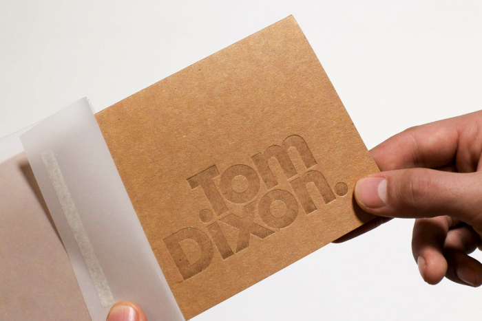 Progress Packaging Tom Dixon Environmentally Friendly Luxury Bespoke Retail Pcw Recyclable Kraft Envelope Accessories Mailer Blind Emboss 02