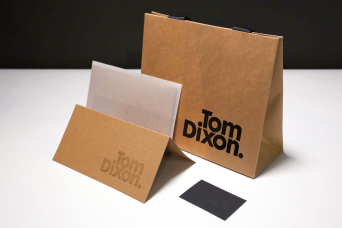 Progress Packaging Tom Dixon Environmentally Friendly Luxury Bespoke Retail Pcw Recyclable Kraft Envelope Accessories Mailer Blind Emboss Retail Pack