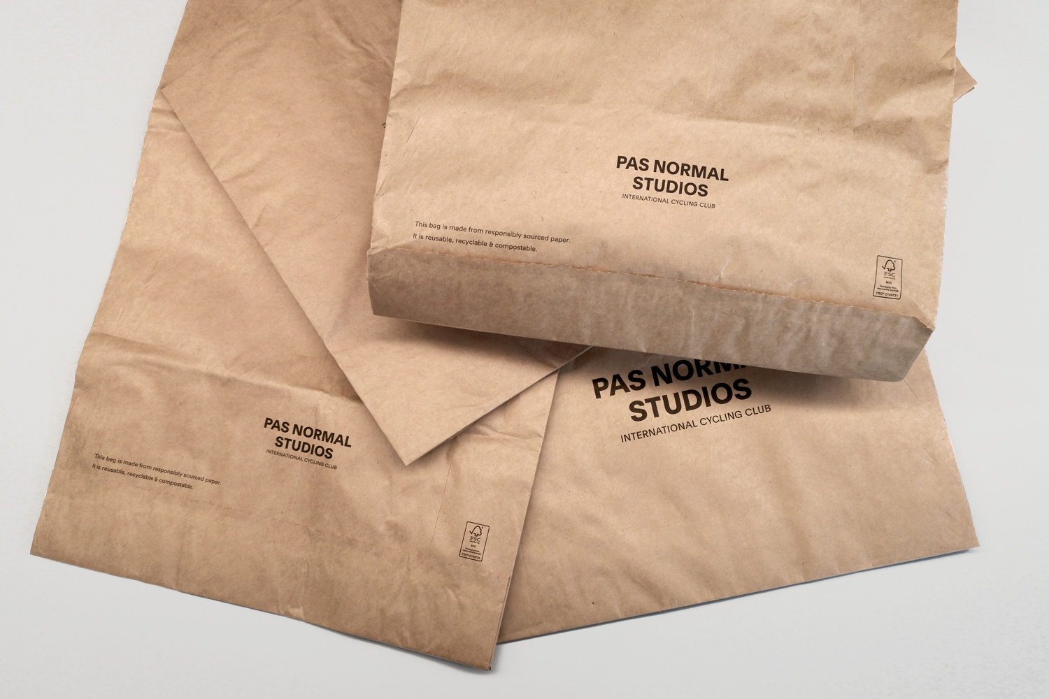 Packaging Cycling Apparel Clothing Ecommerce Environmentally Eco Friendly Mindfully Sourced Kraft Custom Made Bags Bespoke Mailers Creative Manufacture Production Progress 04