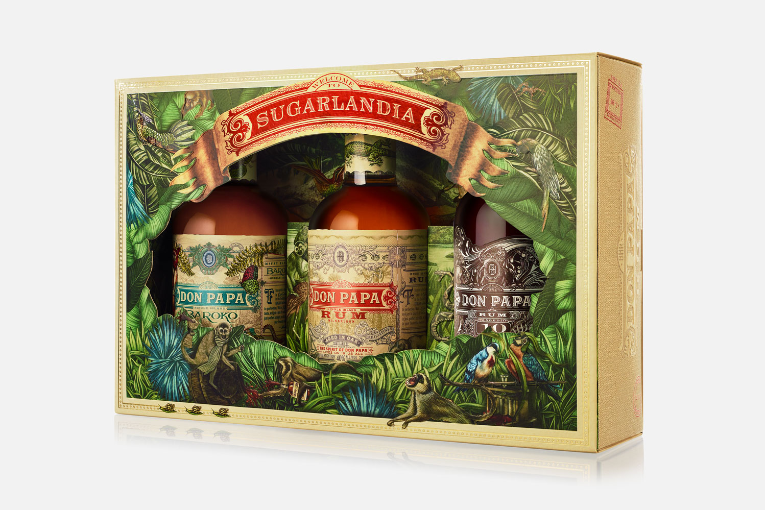 Don Papa Rum Spirits Dinks Alcohol Retail Packaging Box Set Printed Embossed Fold Flat Custom Creative Production Manufacture Progress 02