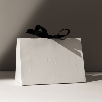 Jewellery Retail Carrier Bag Ribbon Handle Luxury Brand Printed Creative Bespoke Embossed Branded Designer Packaging Progress
