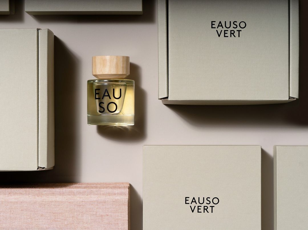 EAUSO VERT Luxury Eco friendly Perfume Packaging EAUSO VERT Luxury Eco friendly Perfume Packaging