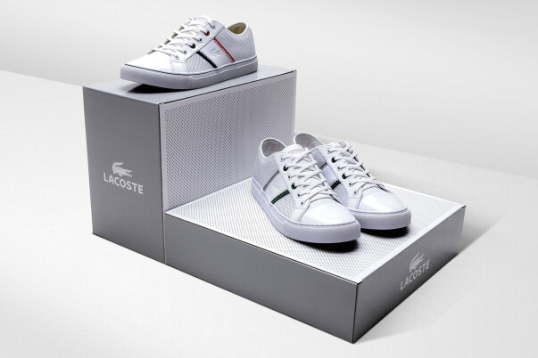 Progress Packaging Lacoste Fashion Retail Boxe Making Display Pos