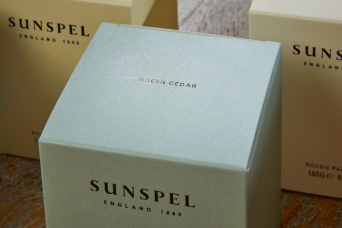 Progress Packaging, Sunspel, Candle Packaging, Eco Friendly, Creative Packaging Production 0445