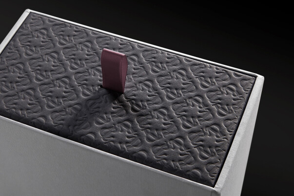 Progress Packaging Ralphrusso Copper Foiling Fluted Foil Embossed Luxury Fashion Shoe Box Bespoke