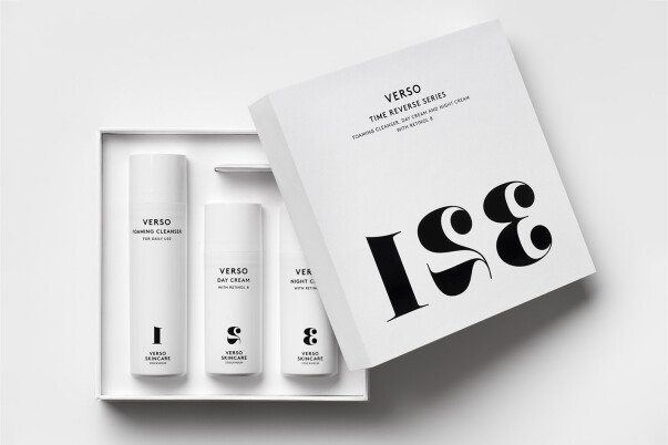 Progress Packaging Versoskincare Cosmetics Rigid Box And Lid Minimal Foiling Luxury