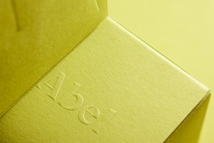 Bespoke paper packaging production detail by Progress for Abel Fragrance - custom carton packaging