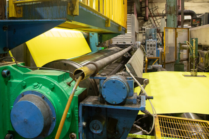 Custom coloured paper production for luxury packaging by Progress for Abel Fragrance