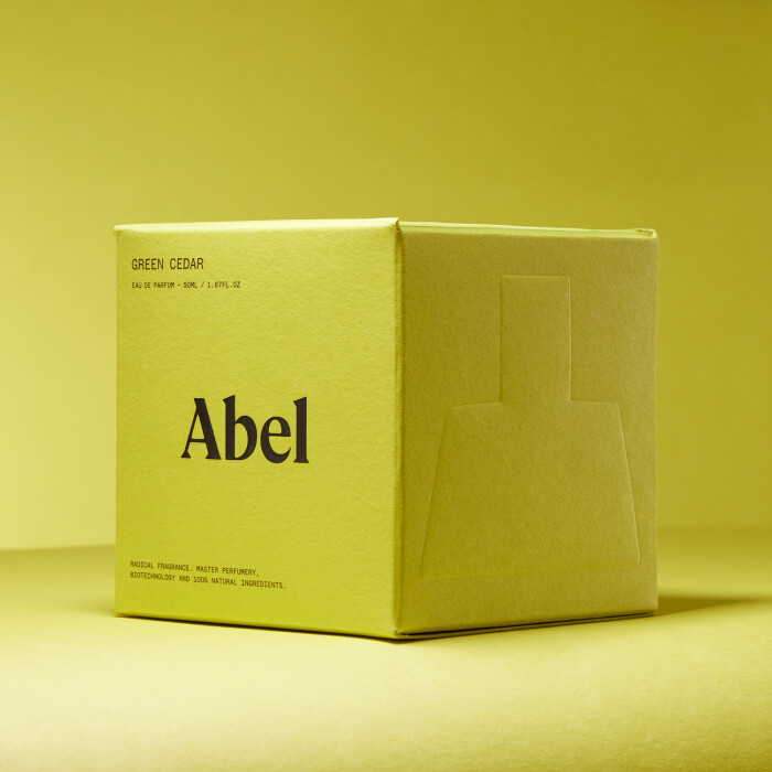 Luxury fragrance cartons manufactured from custom paper by Progress Packaging for Abel