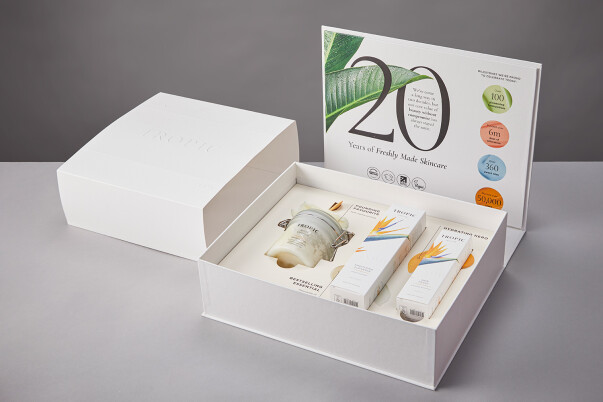 luxury influencer packaging, beauty PR packaging, influencer mailer packaging, luxury cosmetic packaging, bespoke PR boxes, skincare influencer mailers, influencer packaging, PR packaging, PR mailer production by Progress